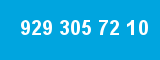 929 305 72 10 929 305 72 10
